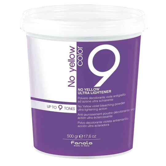 Fanola No Yellow 9 Tone Ultra Lightening Powder 500g- BACK SOON