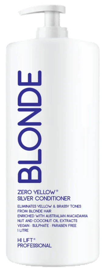 Hi Lift True Blonde Zero Yellow Silver Conditioner 1L